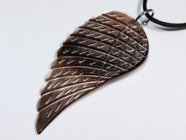 nacre with cord or silver 925
