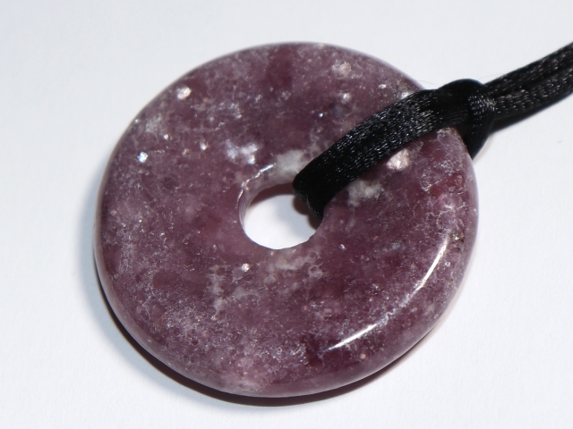 lepidolite with cord