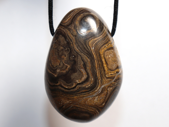Stromatolith mit Band oder Silber 925