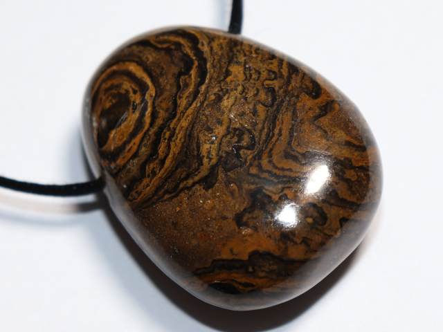 Preview: Stromatolith mit Band oder Silber 925