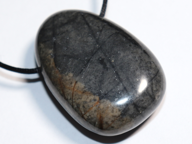 Picasso marble with cord or silver 925
