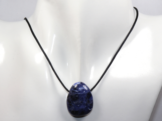 Preview: sodalite with cord or silver 925