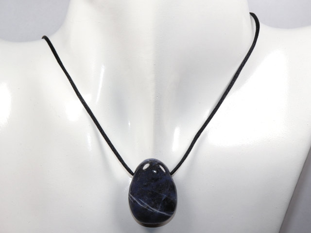 Preview: sodalite with cord or silver 925