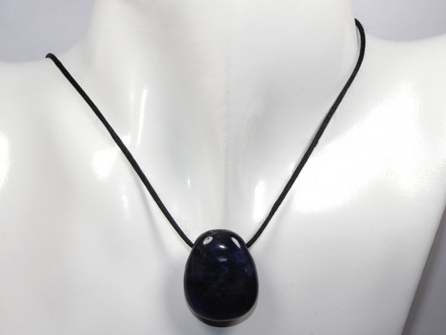 Preview: sodalite with cord or silver 925