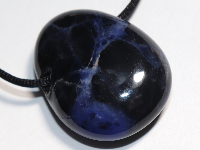 Sodalith mit Band oder Silber 925