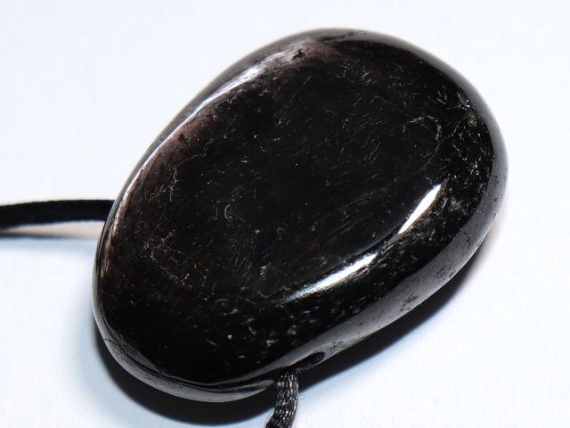 hypersthene with cord or silver 925