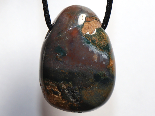 Preview: ocean jasper with cord or silver 925