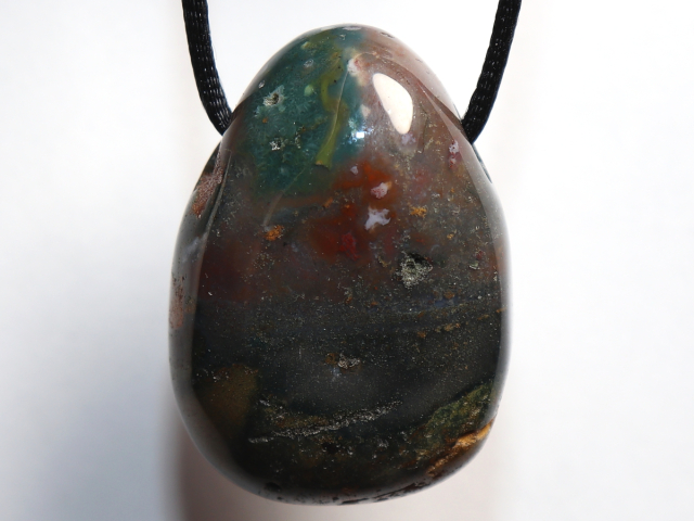 Preview: ocean jasper with cord or silver 925