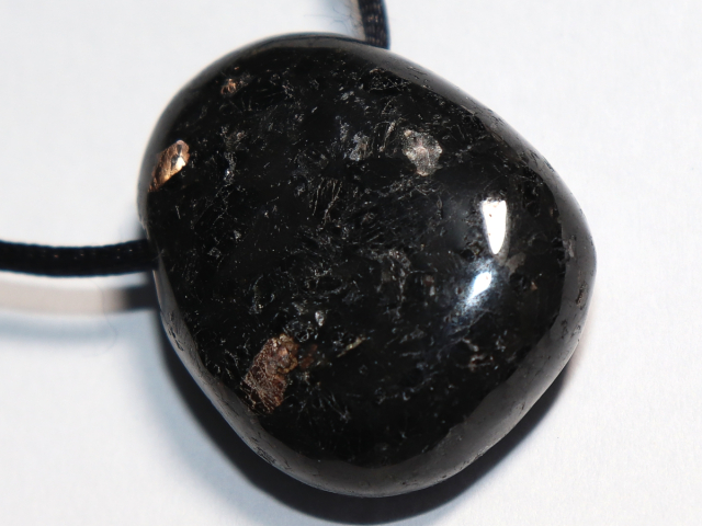 Preview: amphibolite with cord or silver 925