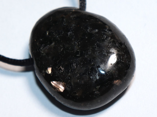 amphibolite with cord or silver 925