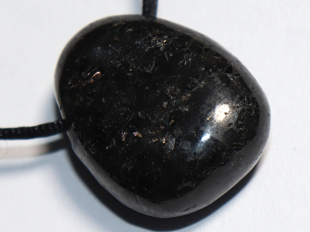 Preview: amphibolite with cord or silver 925
