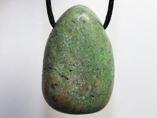 Preview: green opal with cord or silver 925