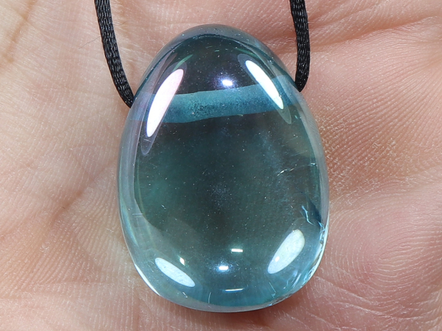 Aqua Aura mit Band oder Silber 925