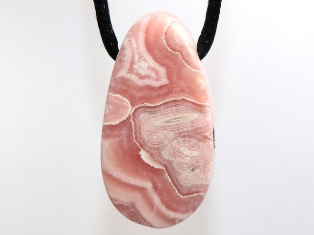 Rhodochrosit mit Band oder Silber 925
