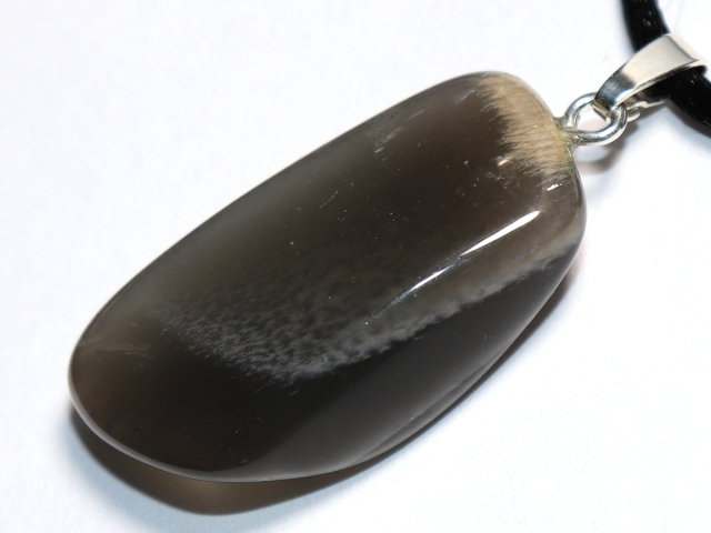 moonstone with cord or silver 925