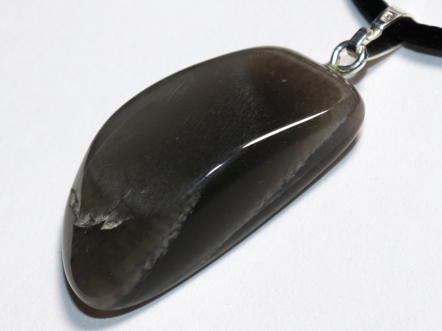 moonstone with cord or silver 925