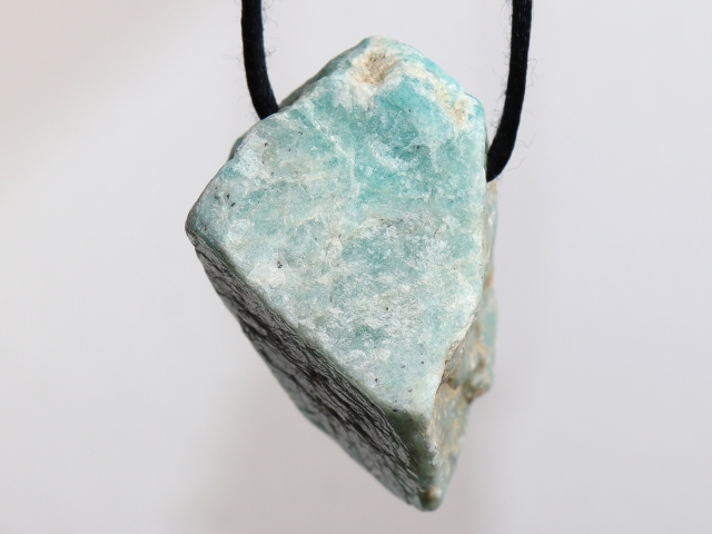 amazonite with cord or silver 925