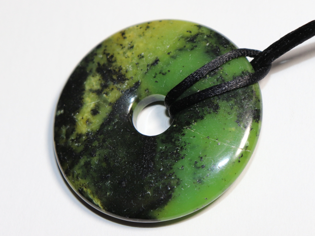 chrysoprase with cord