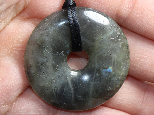 labradorite with cord