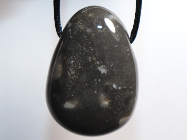 flint with cord or silver 925