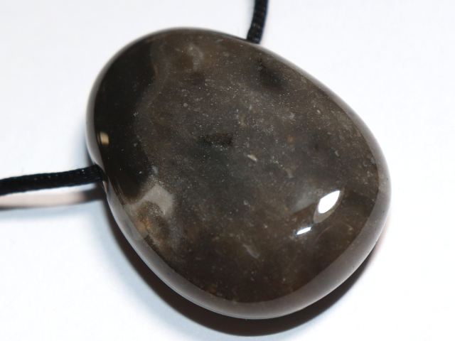 flint with cord or silver 925