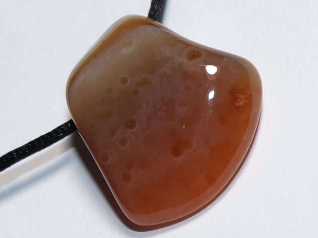 Preview: Botswana agate with cord or silver 925
