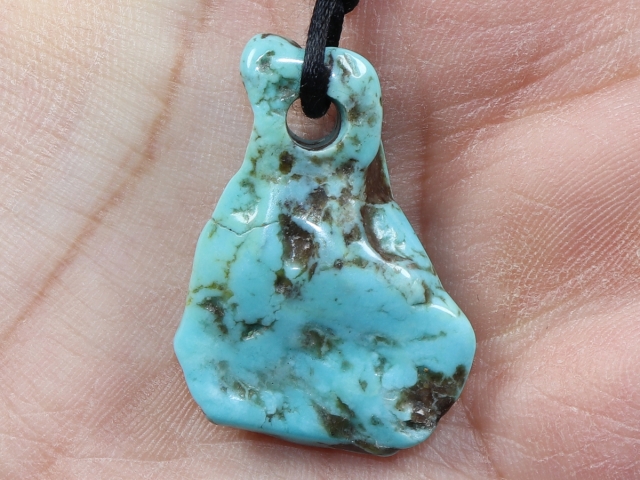 turquoise with cord