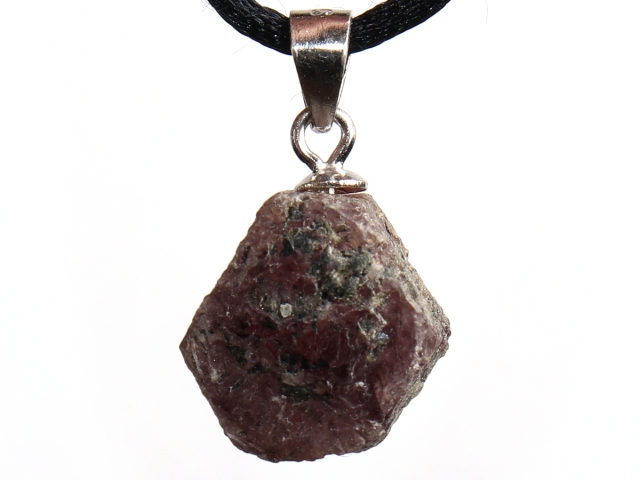 ruby with cord or silver 925