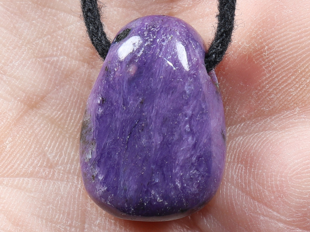 Charoit mit Band oder Silber 925