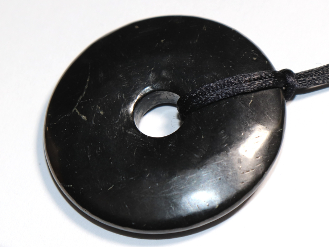 shungite with cord