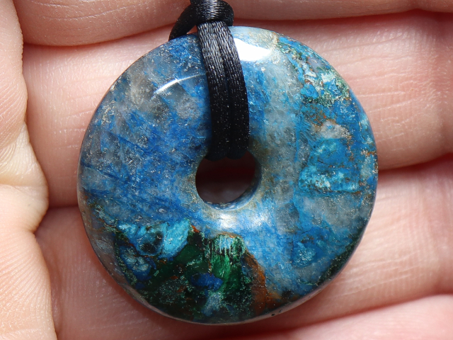 shattuckite with cord
