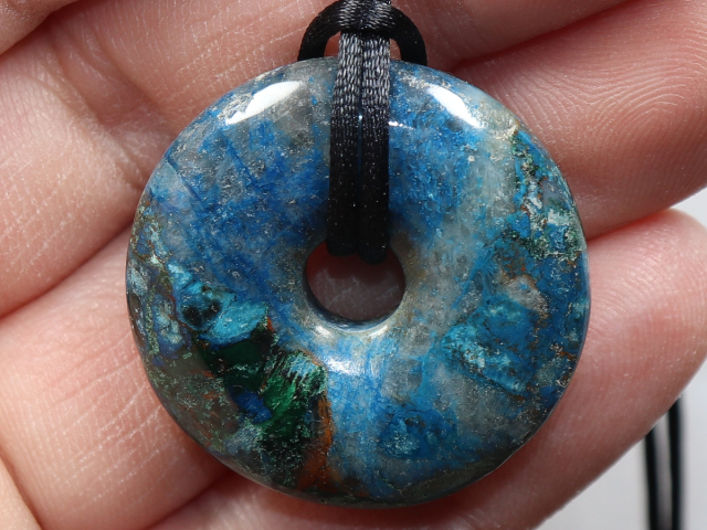 shattuckite with cord