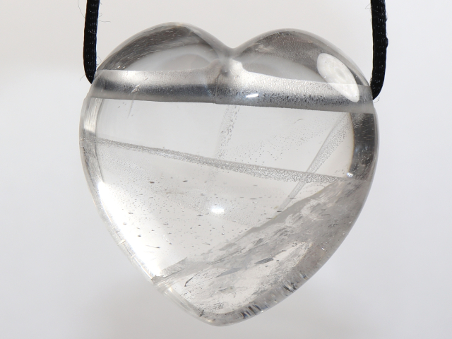 phantom quartz with cord or silver 925