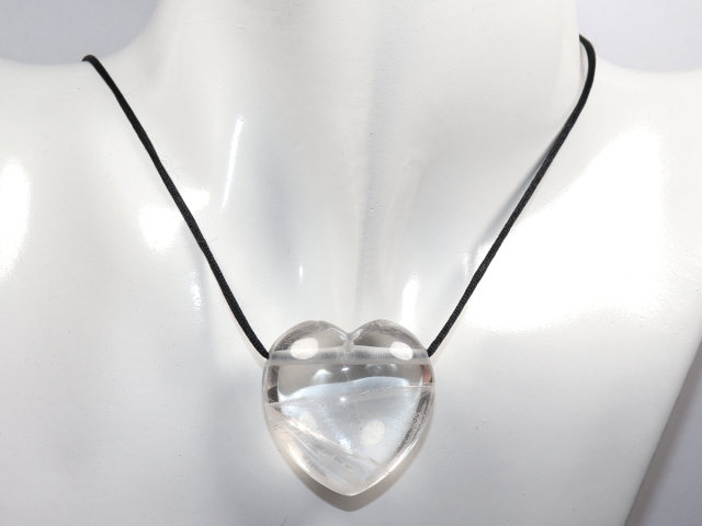 phantom quartz with cord or silver 925