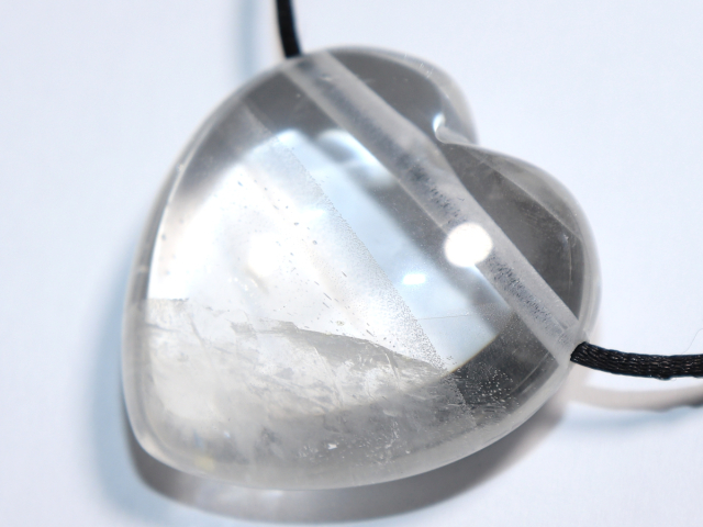 phantom quartz with cord or silver 925