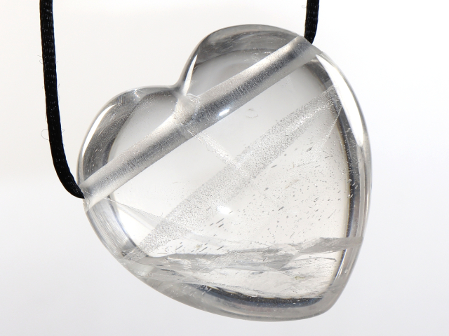 phantom quartz with cord or silver 925