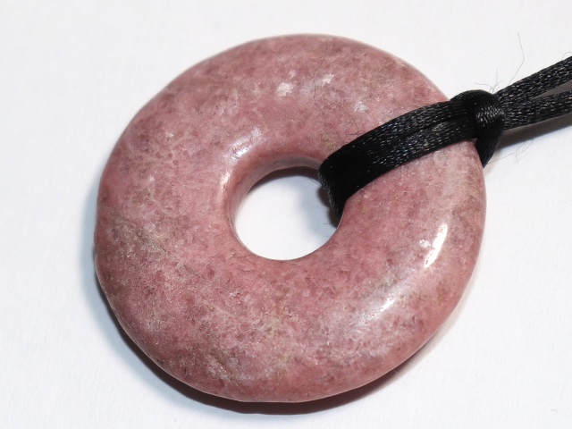 rhodonite with cord