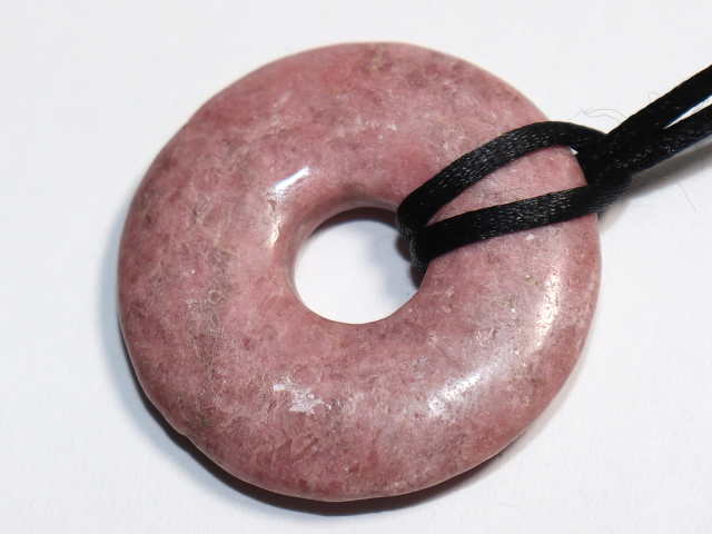 rhodonite with cord