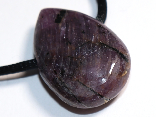 ruby with cord or silver 925