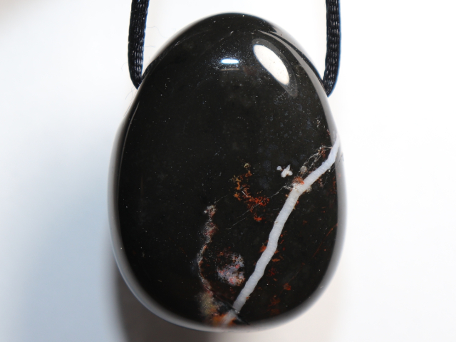Preview: sardonyx with cord or silver 925