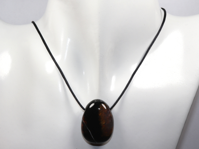 Preview: sardonyx with cord or silver 925