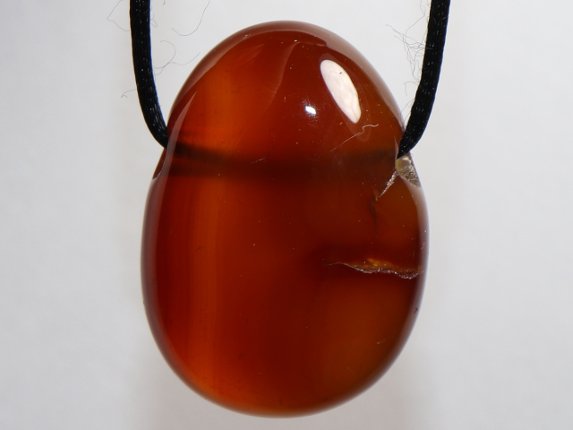 Preview: carnelian with cord or silver 925