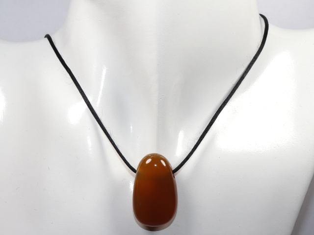 Preview: carnelian with cord or silver 925
