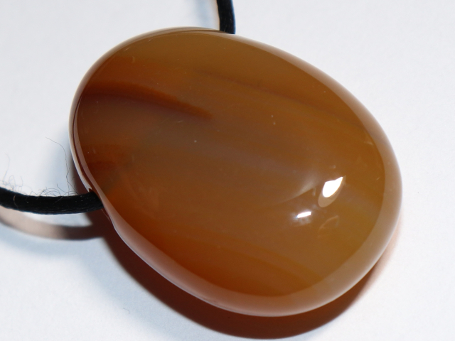 carnelian with cord or silver 925