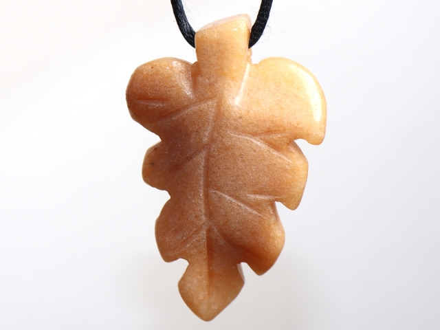 aventurine with cord or silver 925