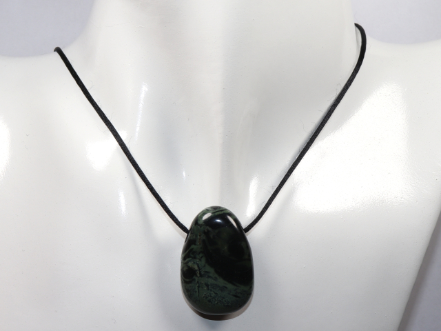 Preview: Kambaba-Rhyolith mit Band oder Silber 925