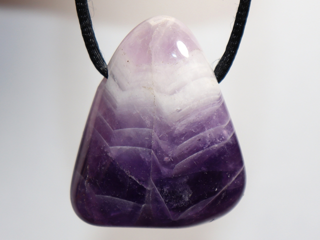 Preview: Phantom-Amethyst mit Band oder Silber 925