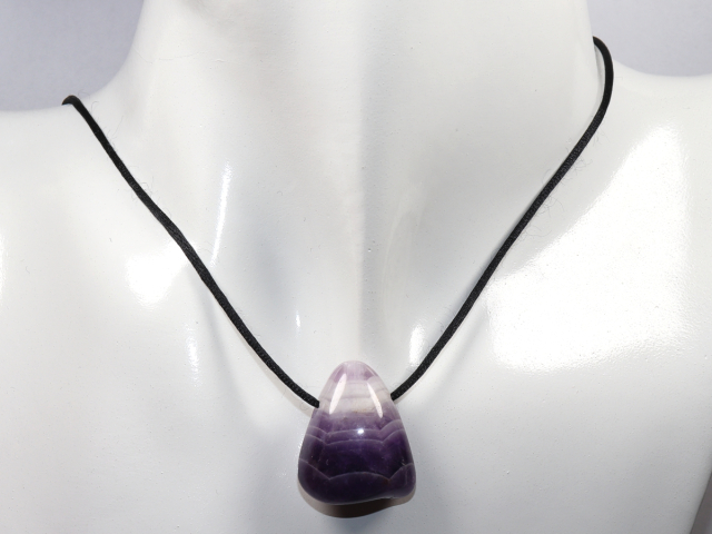 Preview: Phantom-Amethyst mit Band oder Silber 925