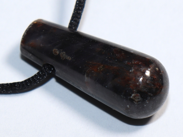 ruby in sapphire with cord or silver 925