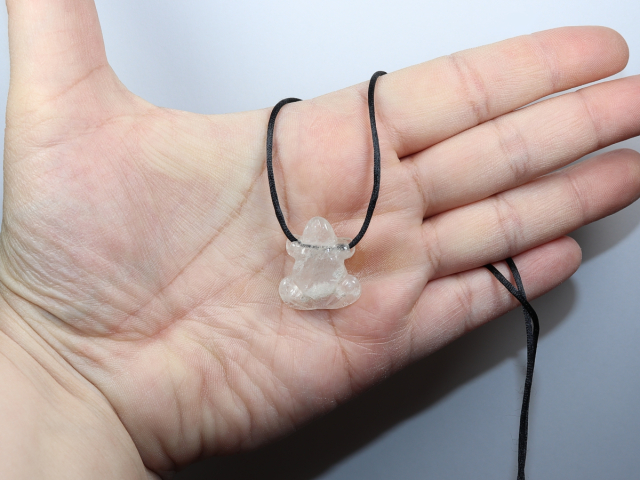 Bergkristall mit Band oder Silber 925